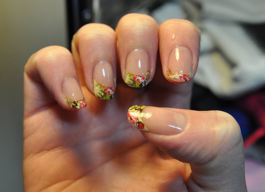 Floral French Tip